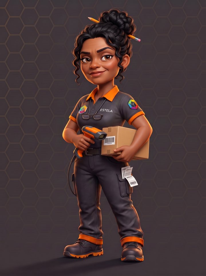 Estela, a guardiã do almoxarifado do Squad IA