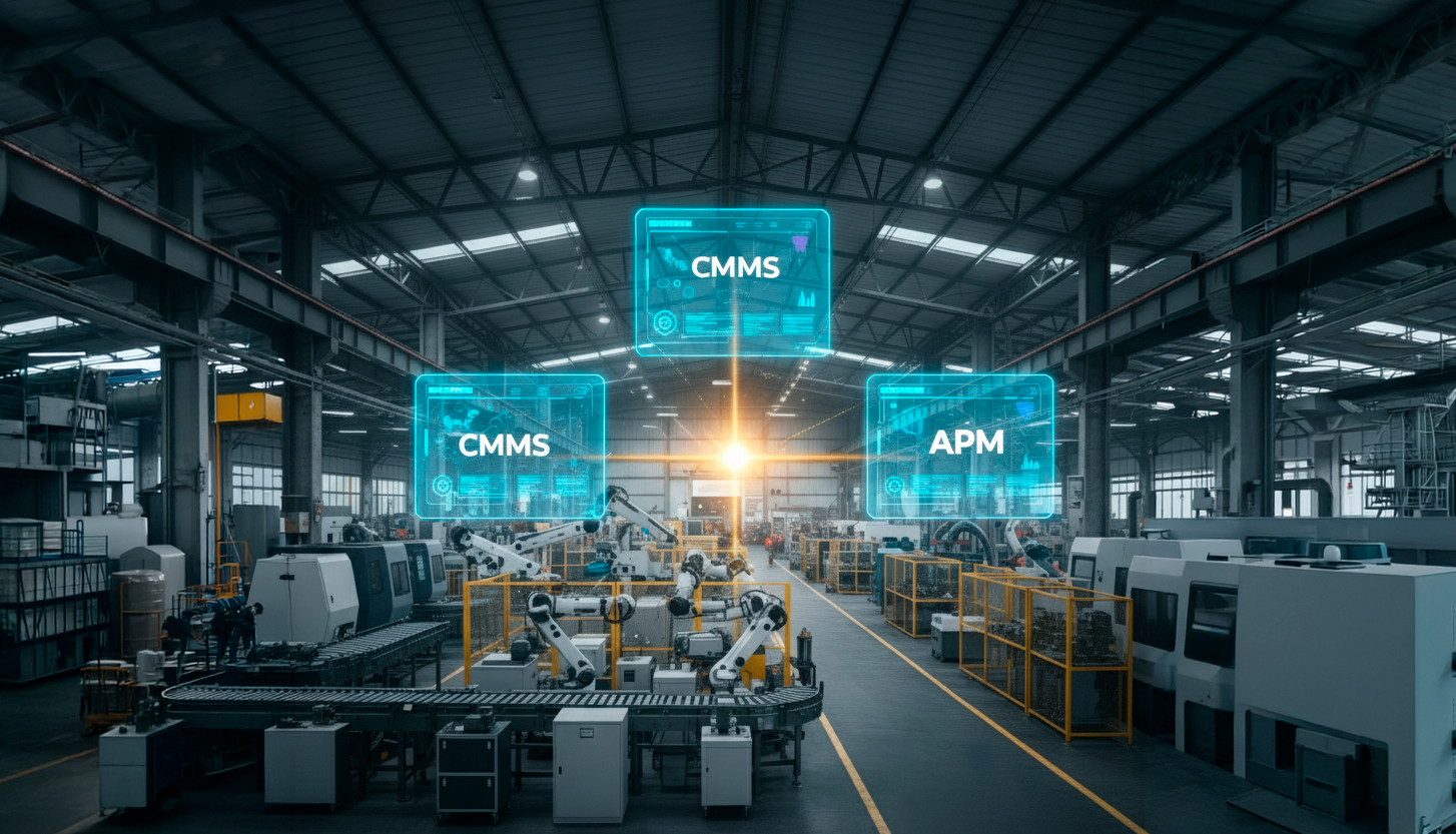 APM vs CMMS vs EAM: Qual Plataforma seu Ativo Precisa?