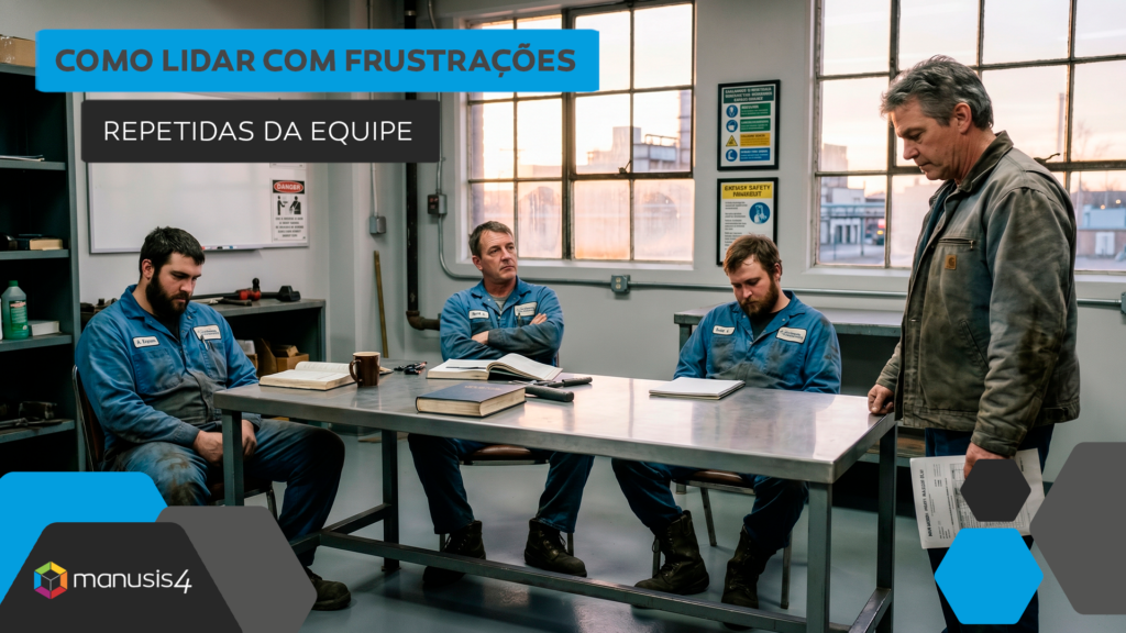 Como lidar com frustrações repetidas da equipe
